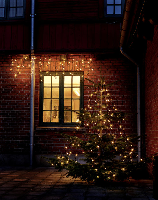 PRO lyskæde 100 LED varm hvid 9,9 meter